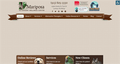 Desktop Screenshot of mariposavet.com